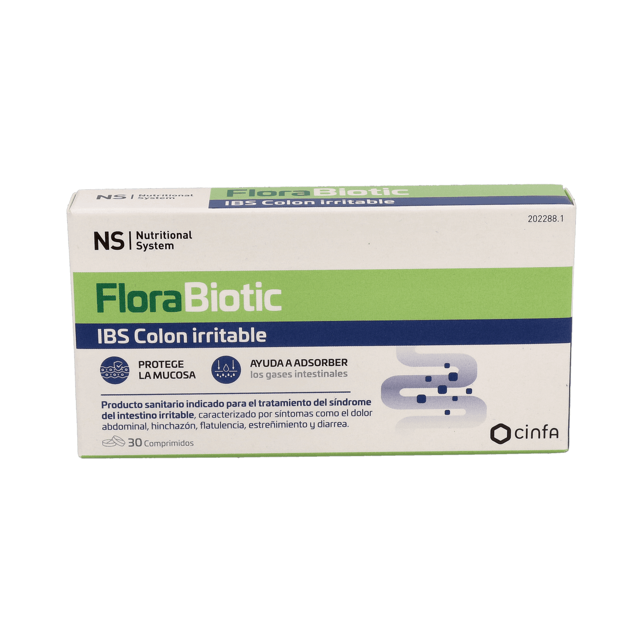 NS Nutritional System Florabiotic IBS Colon Irritable 30 comprimidos